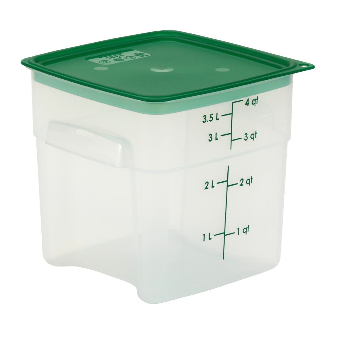 Boîte en polypropylène Cambro FreshPro CamSquare 3,8L - Cambro - JM721