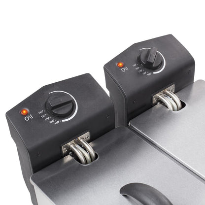 Friteuse double Tristar FR-6937 inox 2 x 3L - Tristar - HU426