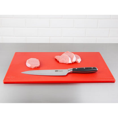 Planche à découper antibactérienne basse densité Hygiplas rouge - Hygiplas - HC859