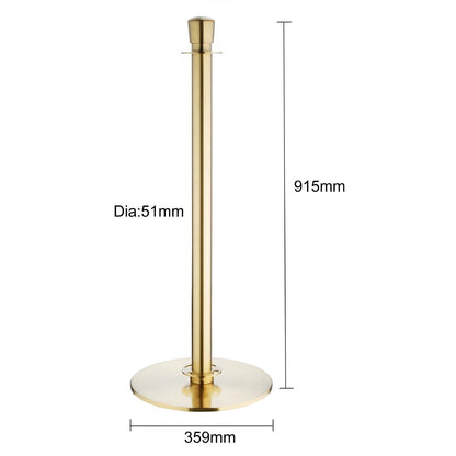 Poteaux d'accueil à base plate Bolero en laiton brossé (lot de 2) - Bolero - JA343