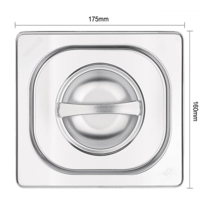 Couvercle GN 1/6 inox Vogue - Vogue - K993