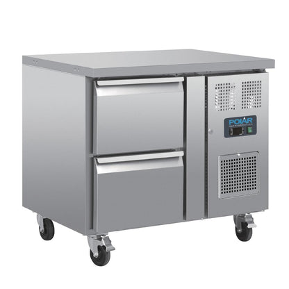 Table réfrigérée GN 1/1 ventilée 2 tiroirs Polar Série U - Polar - DA546