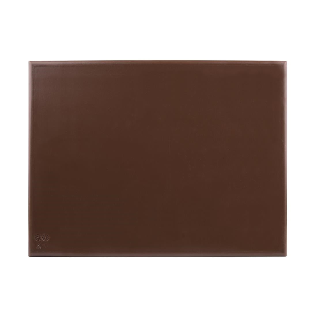 Planche à découper extra large haute densité Hygiplas marron - Hygiplas - J041