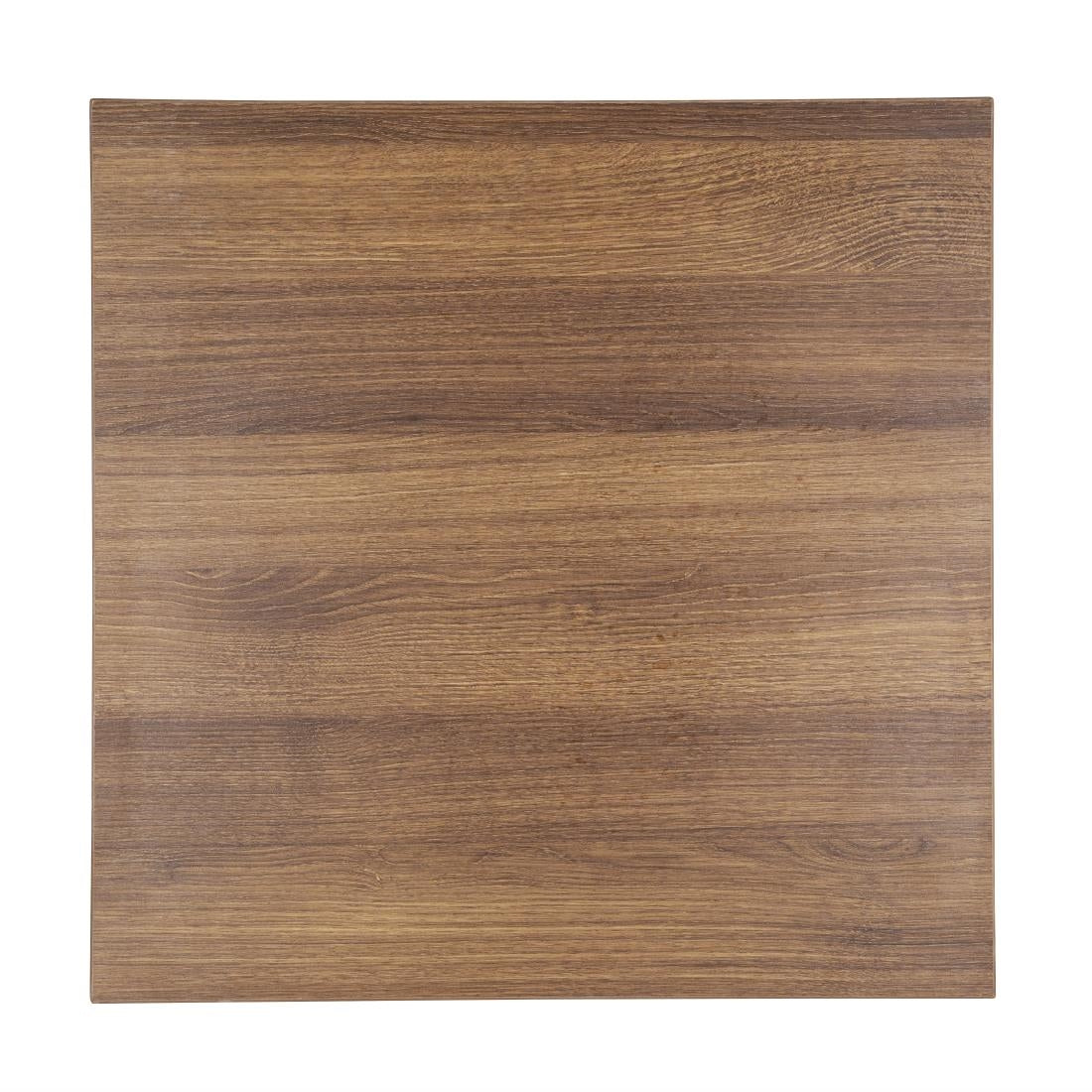 Plateau de table carré Bolero 700mm effet bois chêne rustique - Bolero - GR330
