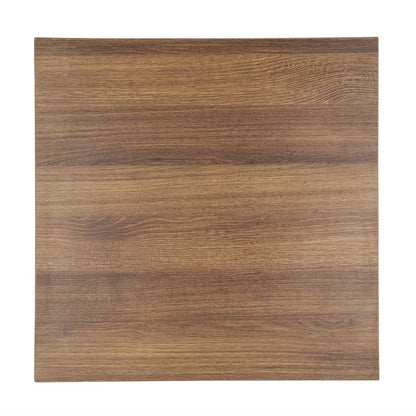 Plateau de table carré Bolero 700mm effet bois chêne rustique - Bolero - GR330