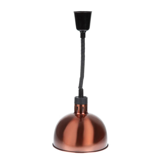 Lampe chauffante dôme rétractable Buffalo finition cuivre - Buffalo - DY460