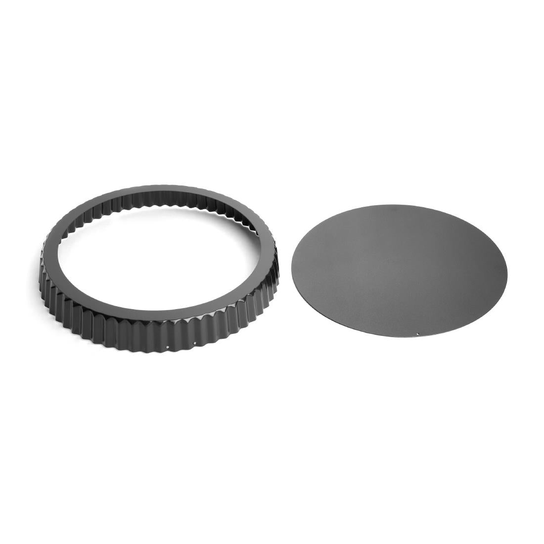 Moule à tarte antiadhésif avec fond mobile Vogue 25 cm - Vogue - DB567