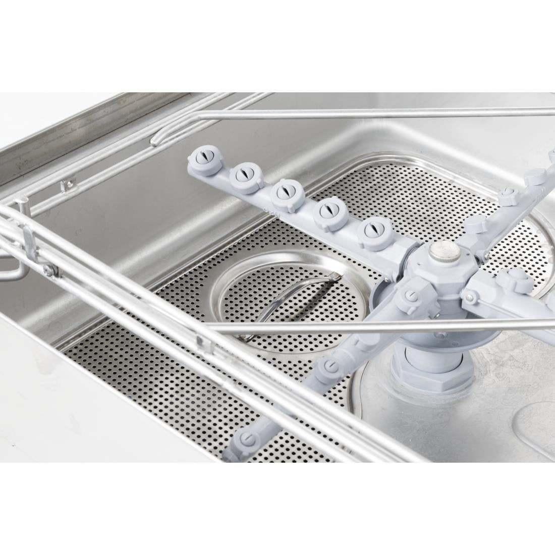 Lave-vaisselle numérique à capot Buffalo avec pompe de vidange 9,7 kW triphasé - Buffalo - DN975