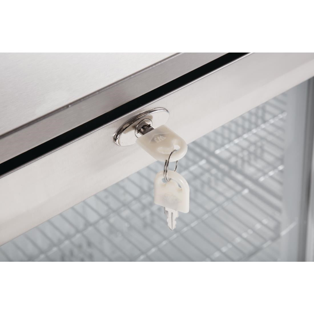 Arrière-bar une porte pivotante Polar Série G inox 138L - Polar - GL007