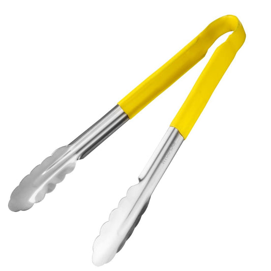 Pince de service à code couleur Hygiplas 300mm jaune - Hygiplas - CB157