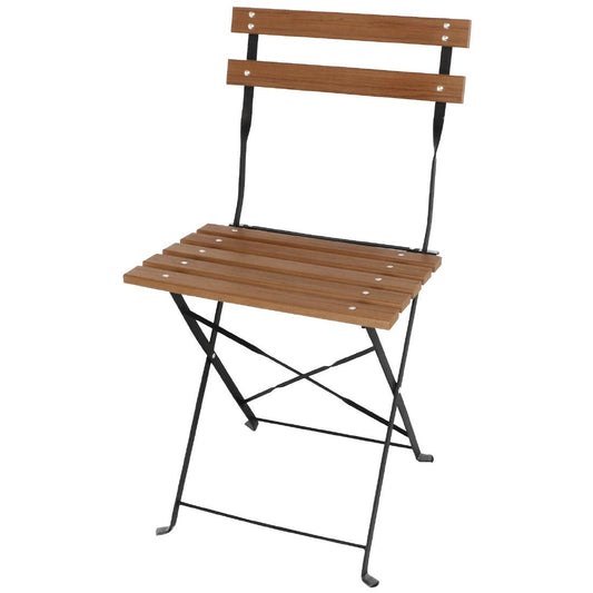Chaises bistro en imitation bois Bolero (lot de 2) - Bolero - GJ766