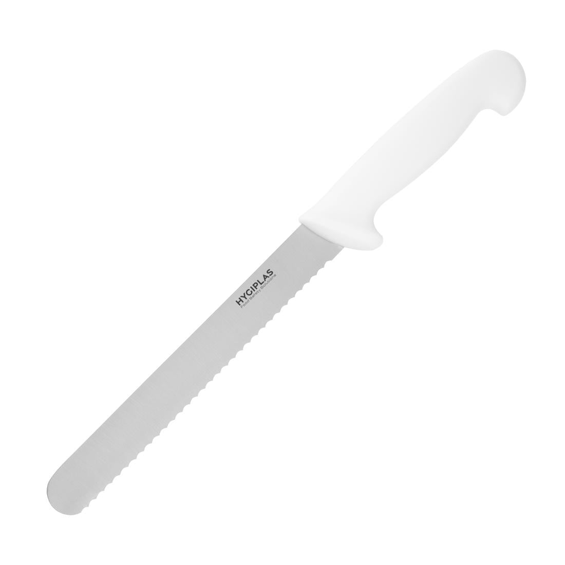 Couteau à pain Hygiplas blanc 203mm - Hygiplas - C882