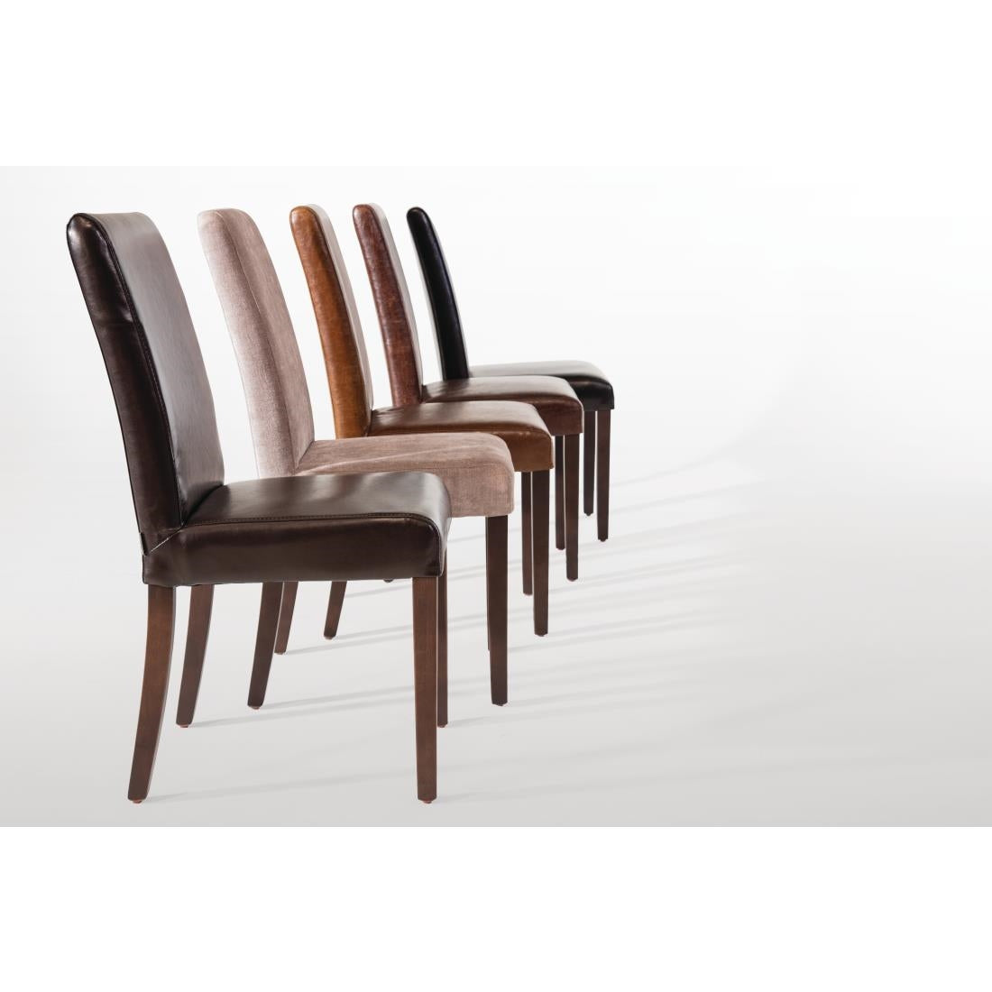 Chaises en simili cuir Bolero noires (lot de 2) - Bolero - GF954
