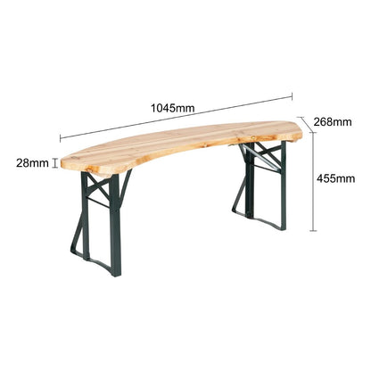 Ensemble brasserie table ronde et bancs Bolero 1670x460mm - Bolero - JK498