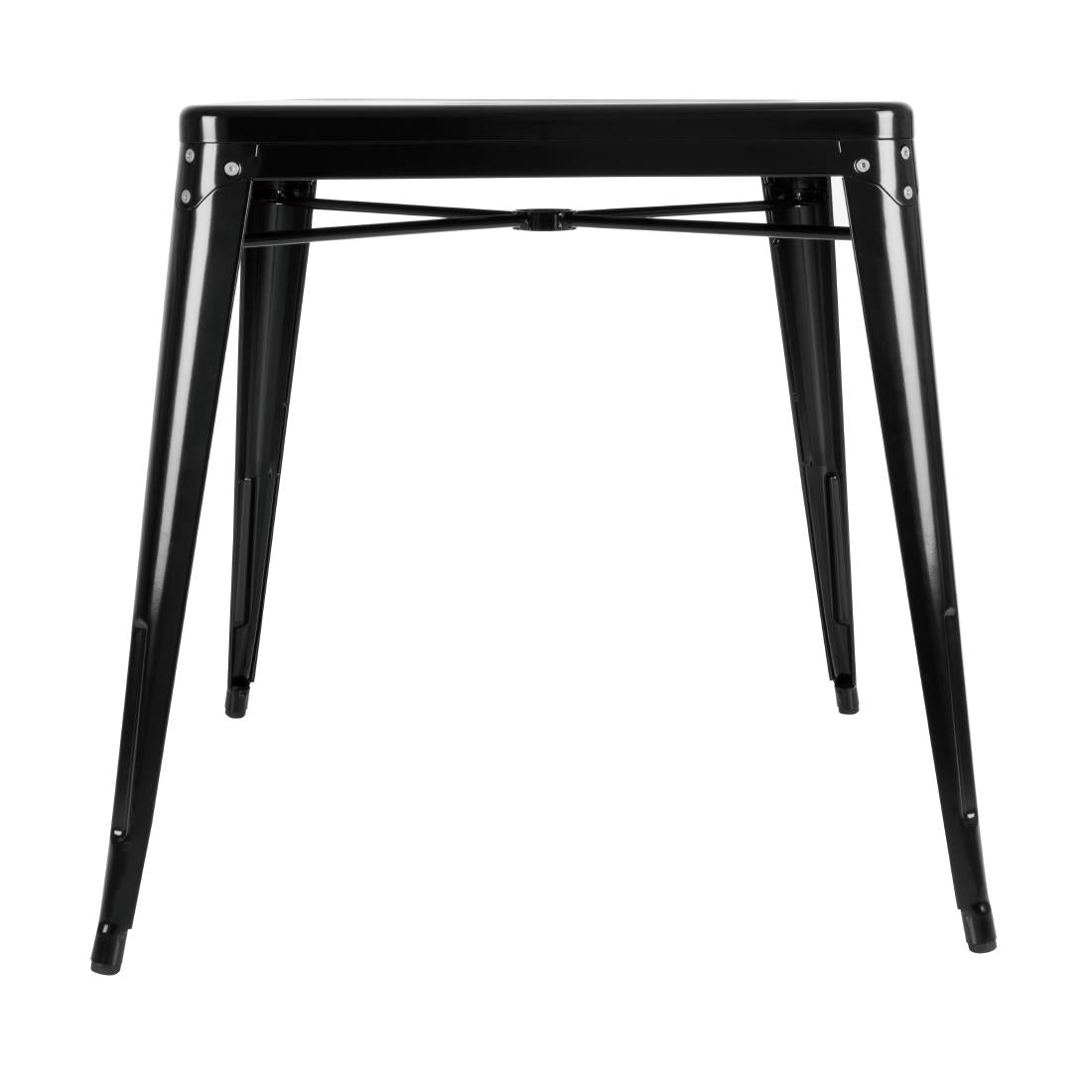 Table carrée en acier noir Bolero Bistro 668mm - Bolero - GC867