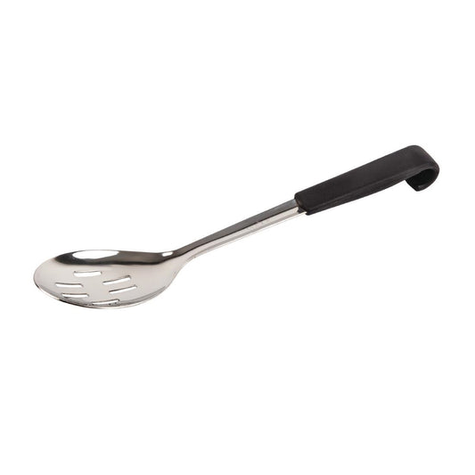 Cuillère de service perforée manche noir Vogue 34 cm - Vogue - CS911