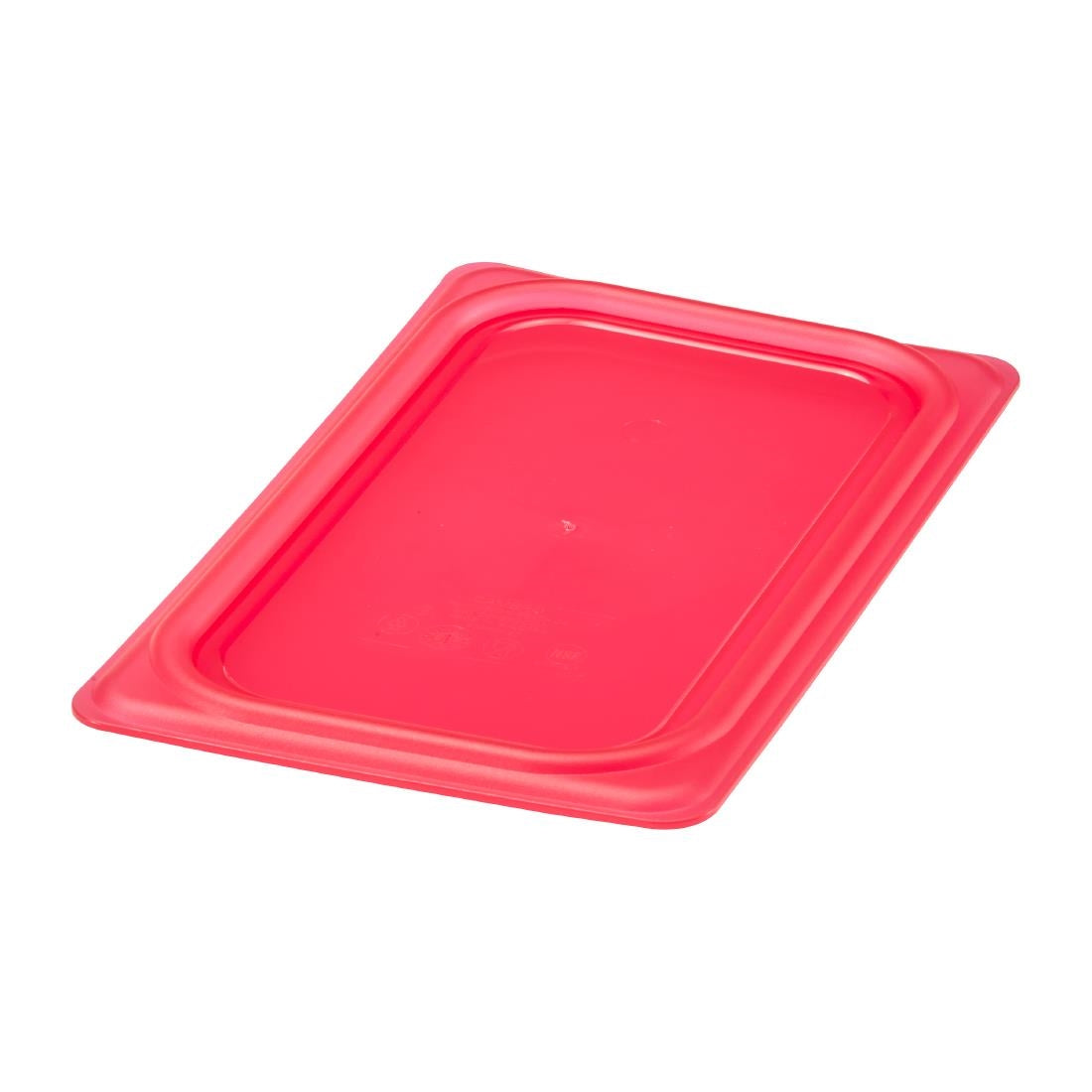 Couvercle hermétique en polypropylène GN 1/4 Cambro Safetrak IML rouge - Cambro - JN542