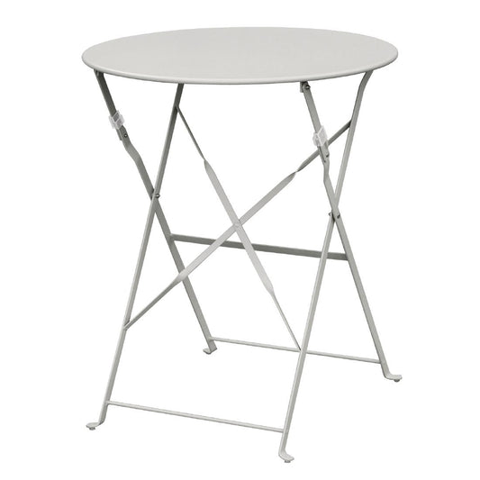 Table de terrasse en acier Bolero grise - Bolero - GH556