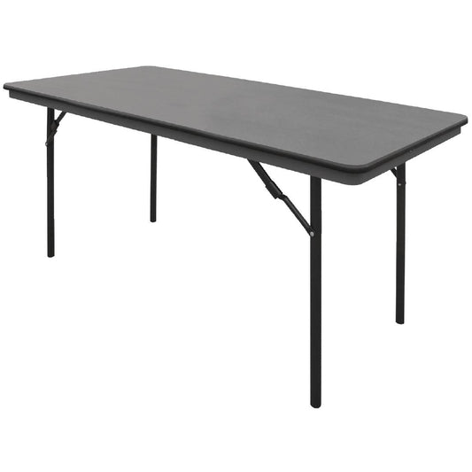 Table rectangulaire pliante grise en ABS Bolero 1520mm - Bolero - GC595