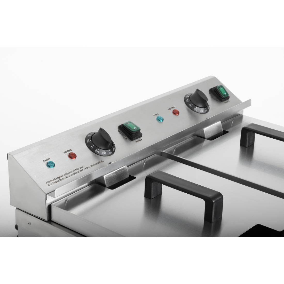 Friteuse induction double Buffalo 2 x 3 kW - Buffalo - CT012