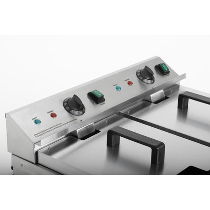 Friteuse induction double Buffalo 2 x 3 kW - Buffalo - CT012
