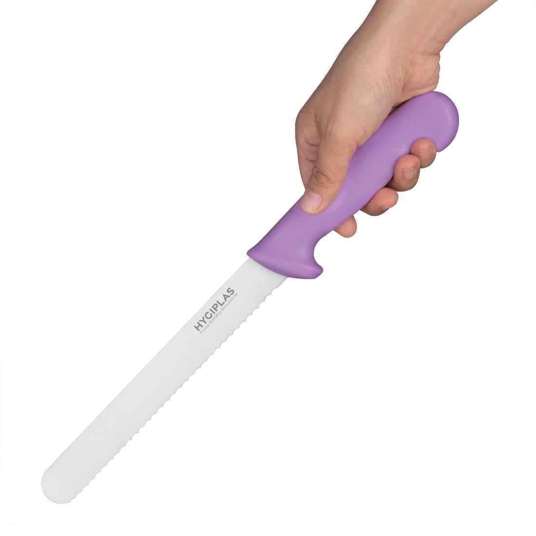 Couteau à pain Hygiplas violet 20cm - Hygiplas - FP731