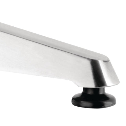 Table bistro carrée Bolero acier inoxydable 700mm - Bolero - CG834