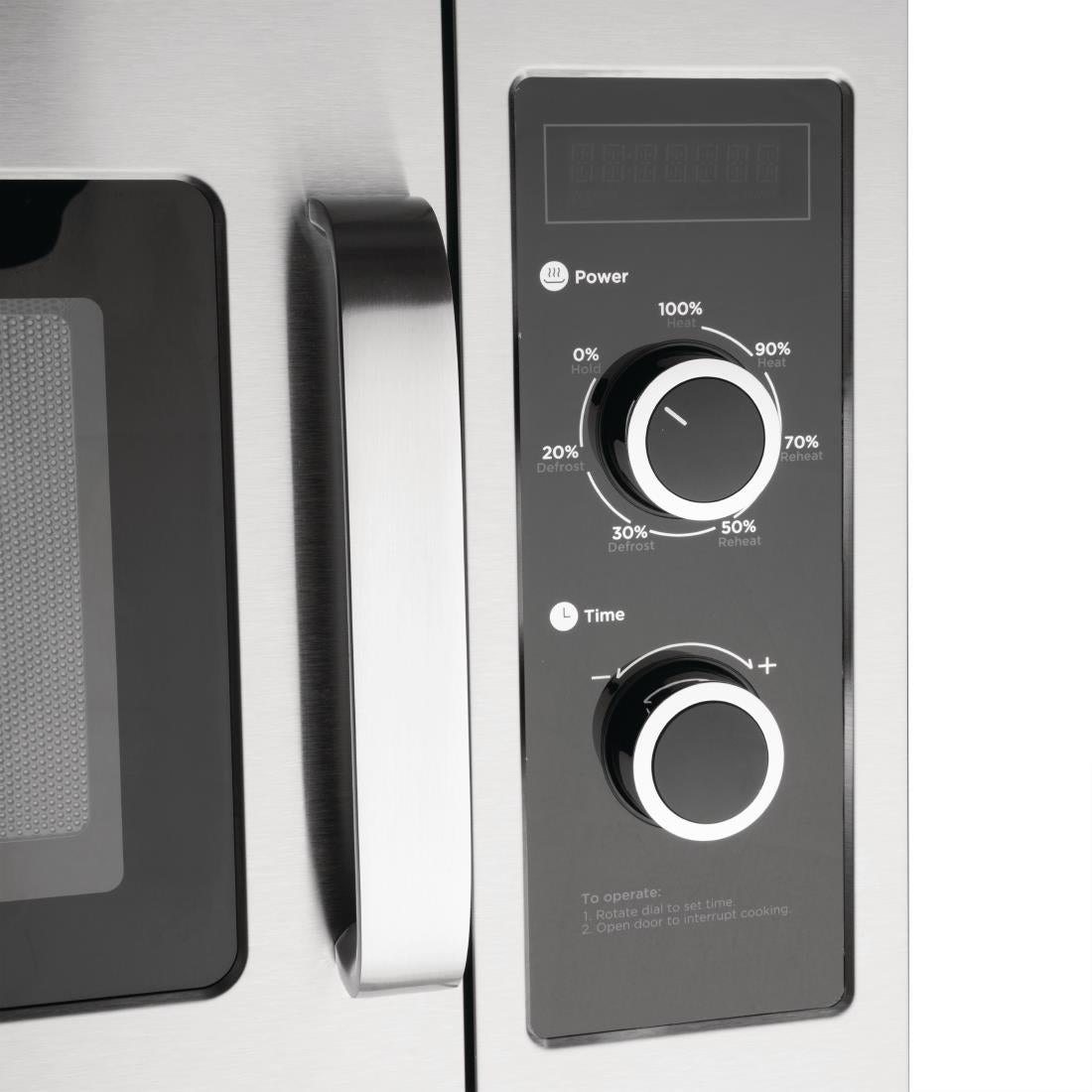 Micro-ondes professionnel manuel Buffalo 34L 1800W - Buffalo - FE141