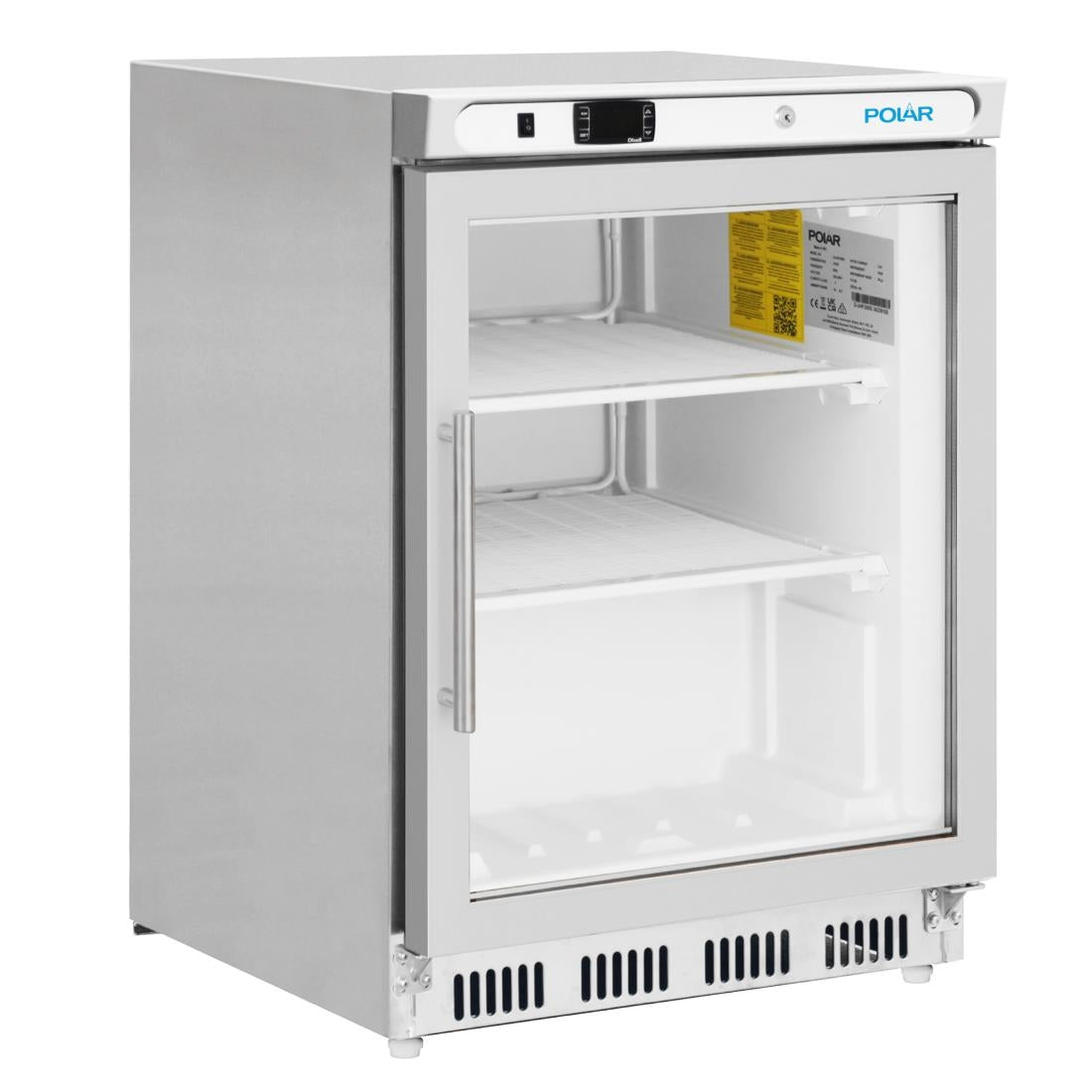 Vitrine réfrigérée négative de comptoir Polar Série C inox 129L - Polar - PC008