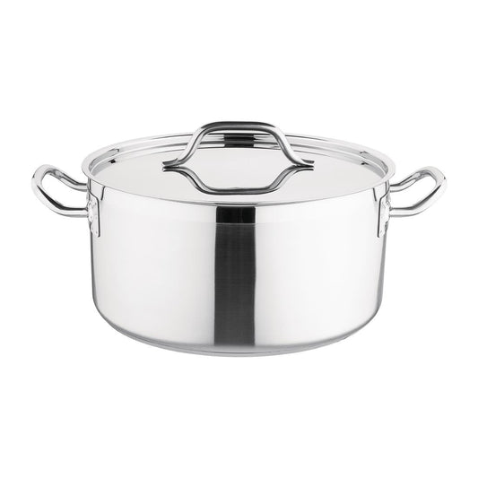 Braisière inox avec couvercle Nisbets Essentials 32 cm - Nisbets Essentials - DB255