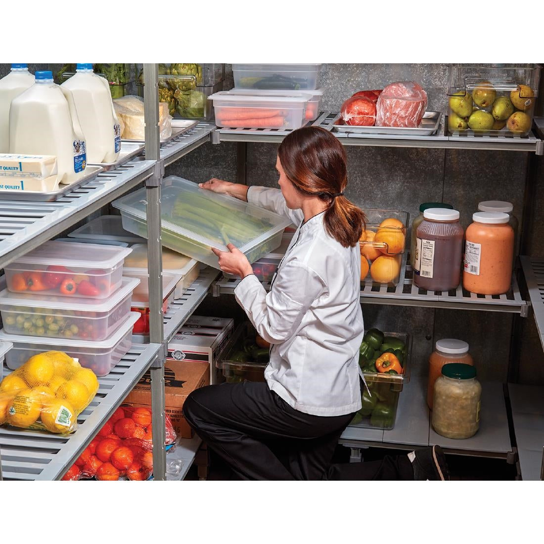Bac polypropylène Cambro GN 1/1 100mm - Cambro - DW500