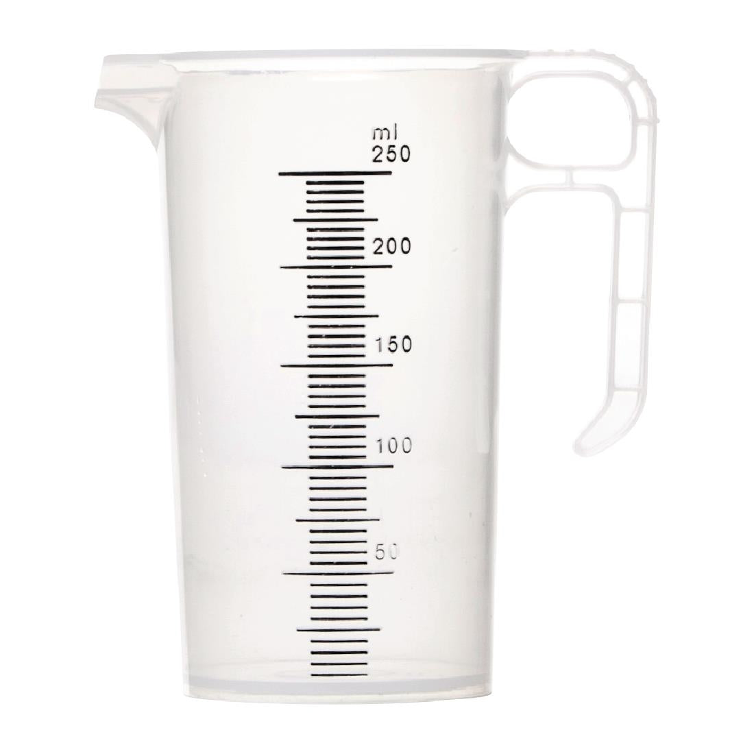 Pichet mesureur en polypropylène 250ml - Pro-Measures - FD324