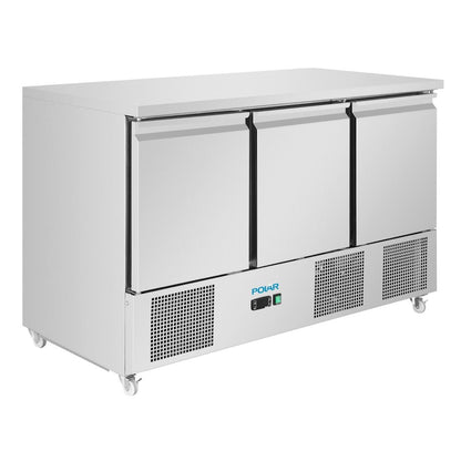 Comptoir à salade froid ventilé Polar Série U 3 portes - Polar - UA090