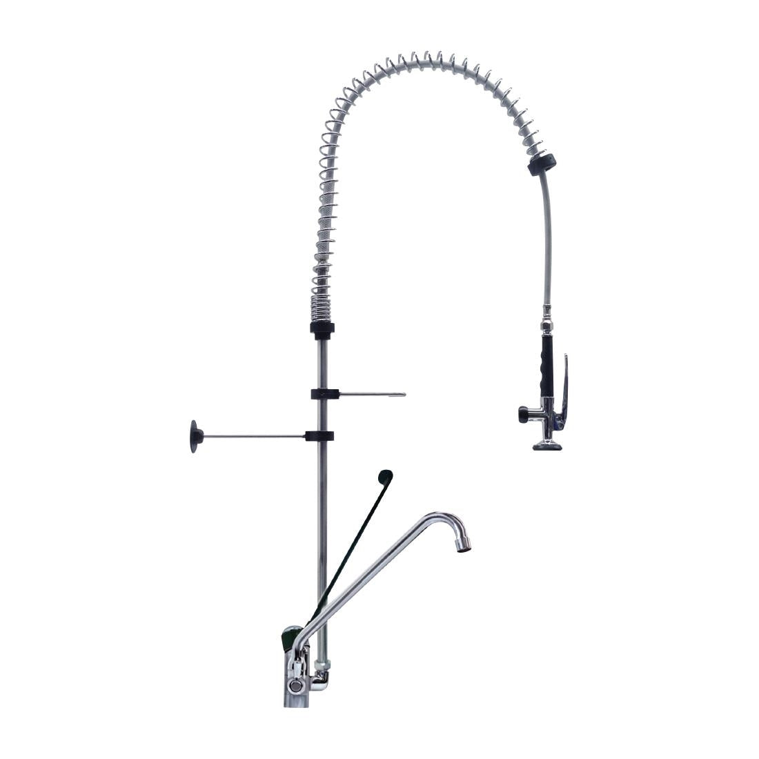 Douchette avec puisage grand modèle monotrou à col de cygne et commande mains libres Gastro M - Gastro M - CS490