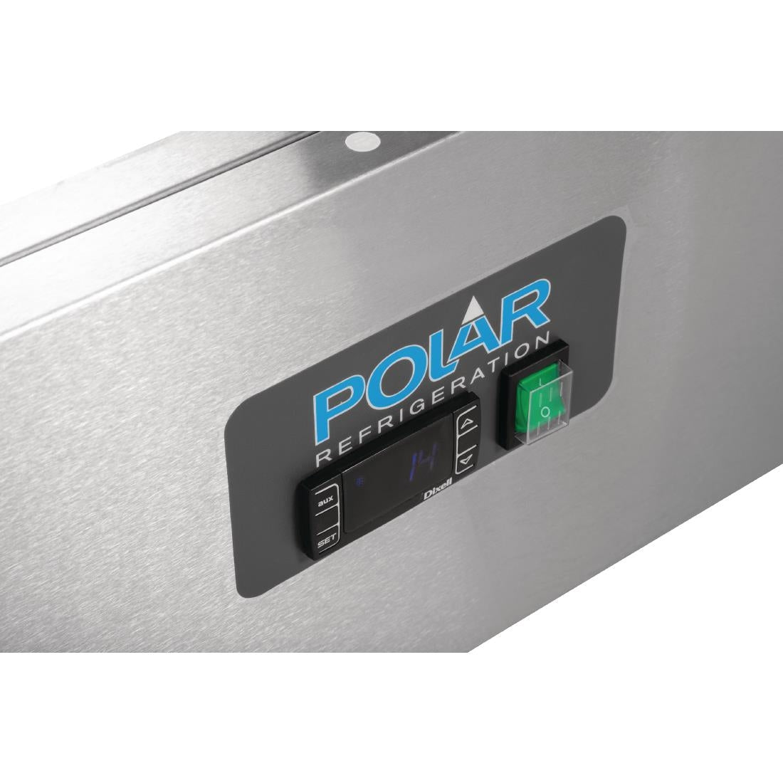 Table réfrigérée positive plan de travail en marbre Polar Série G 3 portes 368L - Polar - CL109