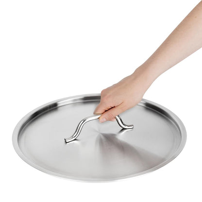 Couvercle en acier inoxydable Vogue 360mm - Vogue - T147
