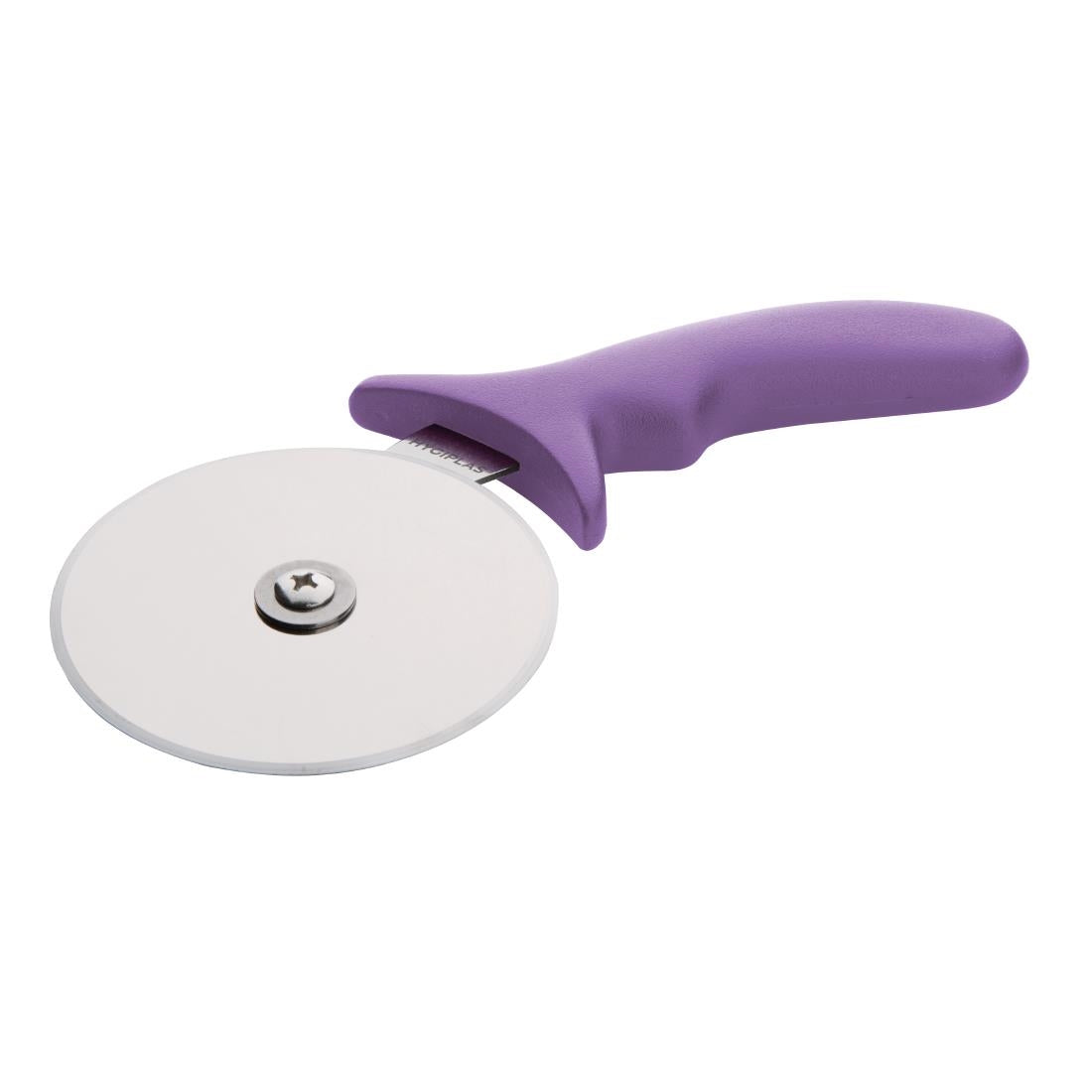 Roulette à pizza code couleur violet allergènes Hygiplas 102mm - Hygiplas - FE284