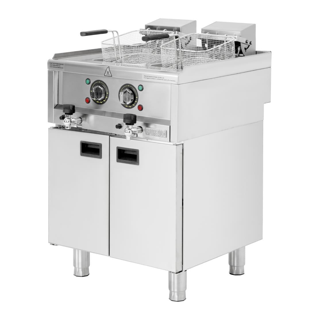 Friteuse électrique double cuve Buffalo Série 600 2x 8L - Buffalo - SA782