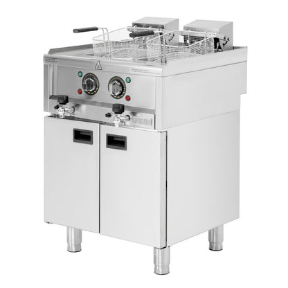 Friteuse électrique double cuve Buffalo Série 600 2x 8L - Buffalo - SA782