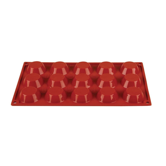 Plaque 15 tartelettes en silicone Pavoni Formaflex - Pavoni - N935