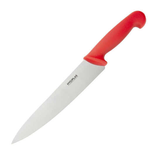 Couteau de cuisine Hygiplas rouge 218mm - Hygiplas - C895