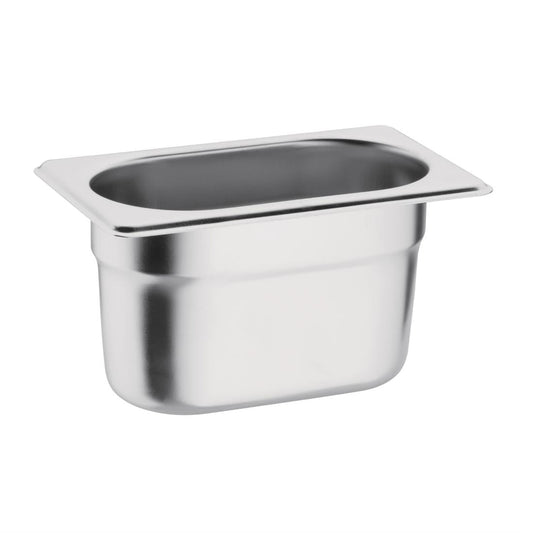 Bac Gastronorme inox GN 1/9 100mm Vogue - Vogue - K825