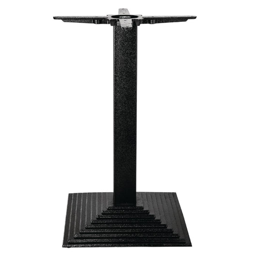 Pied de table carré effet escalier en fonte Bolero - Bolero - CE153
