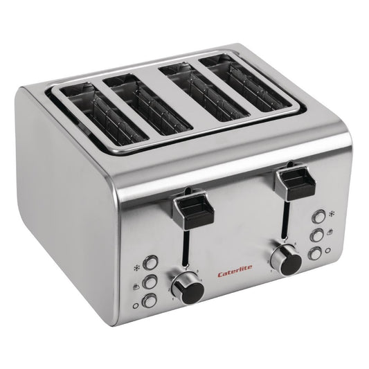 Grille-pain inox Caterlite 4 tranches - Caterlite - CP929