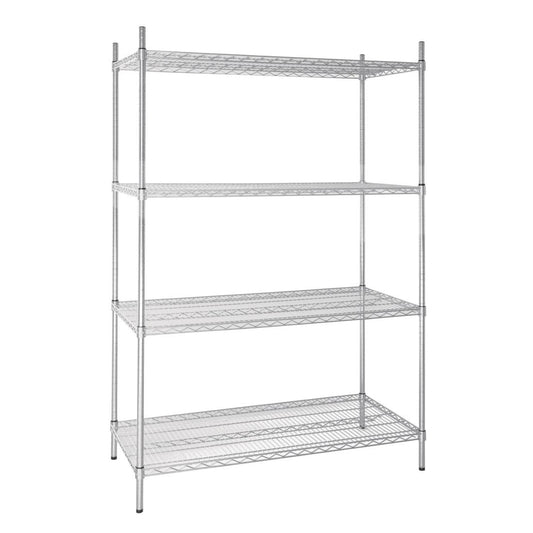 Étagère en kit 4 niveaux Vogue 1220 x 610mm - Vogue - U257