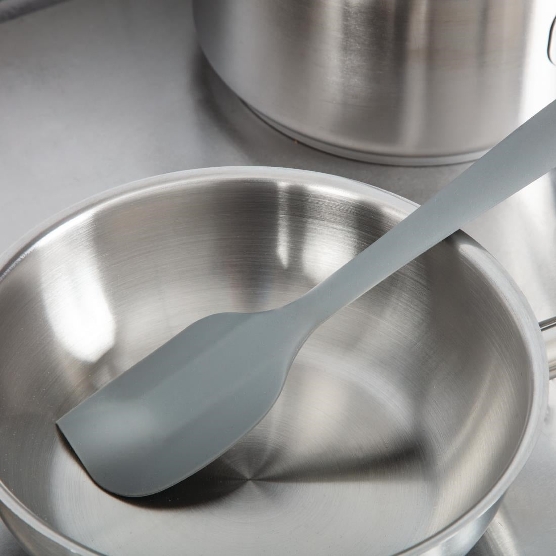Grande spatule en silicone résistant à la chaleur Vogue grise - Vogue - DA521