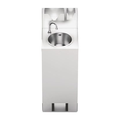 Station de lavage des mains mobile avec crédence IMC 10L - IMC - DA248