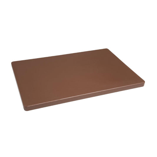 Planche à découper standard épaisse basse densité Hygiplas marron - Hygiplas - DM003