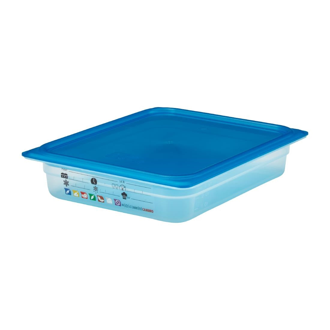 Bac en polypropylène Cambro Safetrak IML GN 1/2 65mm - Cambro - JN504