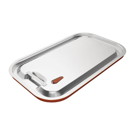 Couvercle hermétique inox et silicone Vogue GN 1/1 - Vogue - CP268